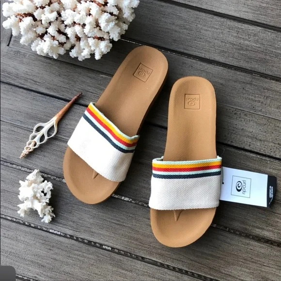🔆RIP CURL🔆SLIDE SLIP ON’S POOL BEACH SANDALS - Picture 5 of 7